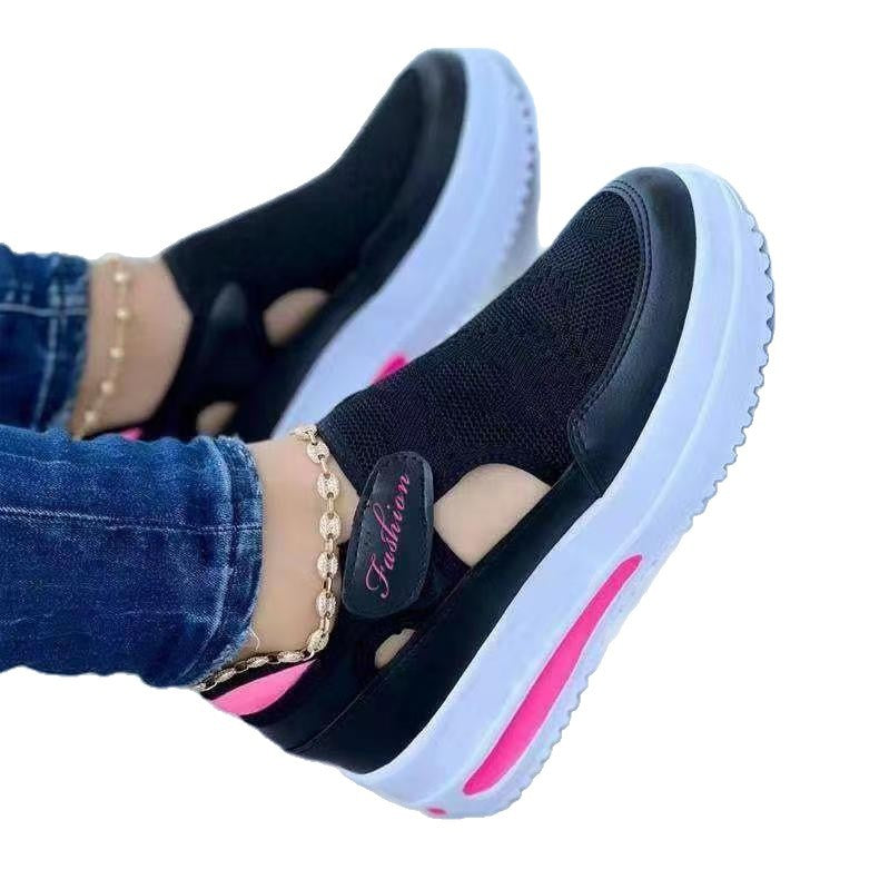 Damen hochwertige Sport Slip-On Sneakers EB