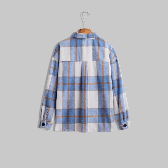 Damen Karierte Holzfällerjacke EB