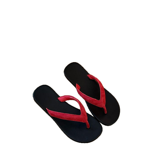 Damen Komfortable Zehentrenner-Sandalen mit ergonomischem Fußbett und weichem Riemendesign EB