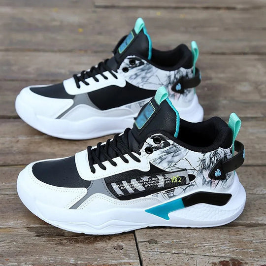 Damen Sportliche High-Top Sneakers mit atmungsaktivem Mesh-Obermaterial und stabilisierendem Halt EB