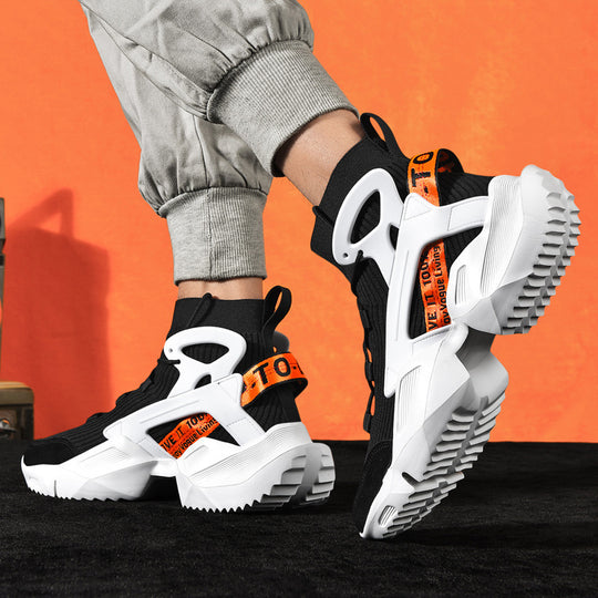 Damen High-Top Sneakers mit innovativem Futuristischem Design EB