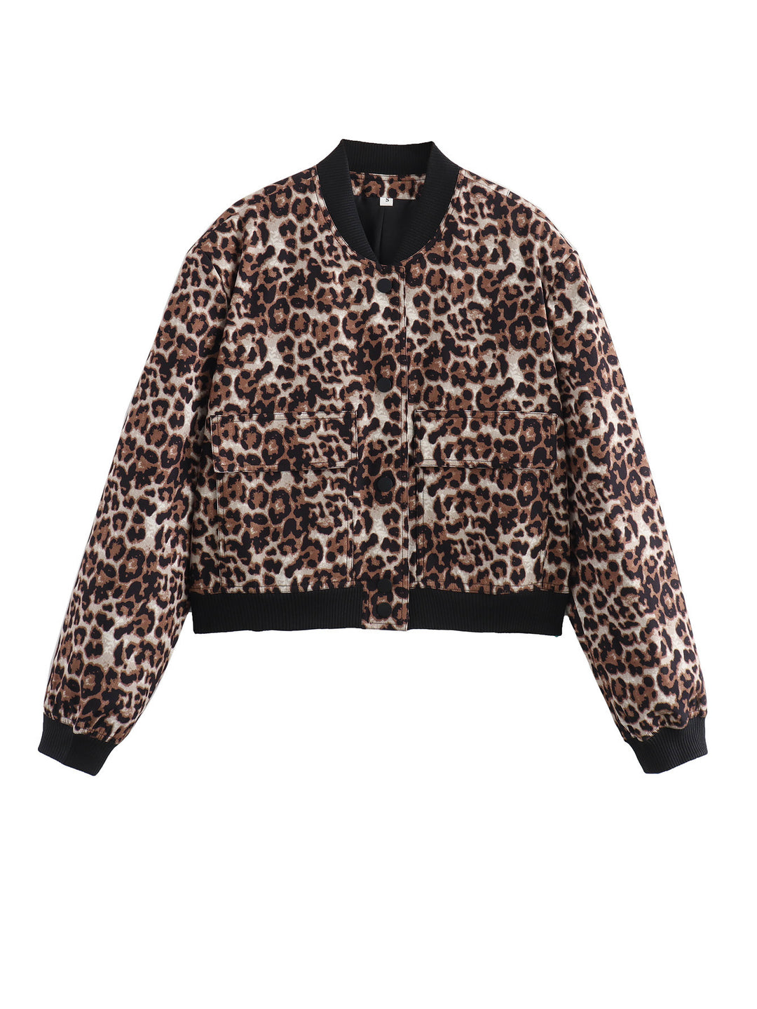 Damen modische Bomberjacke im tierischem Muster EB