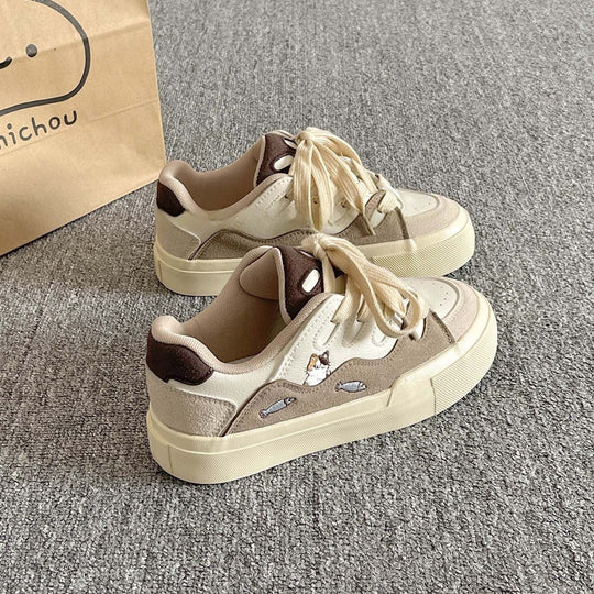 Damen Komfortable Sneaker im verspielten Design EB