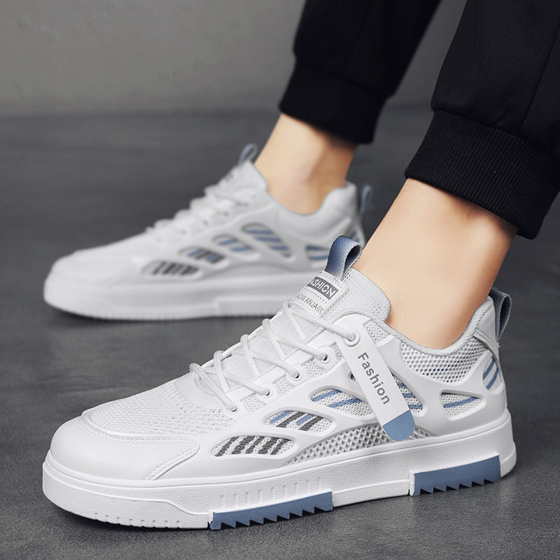 Damen Atmungsaktive Sneakers mit flexiblem Sohlenprofil und stylishen Elementen EB