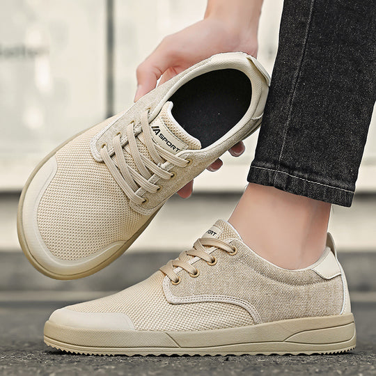 Damen Freizeit-Sneaker mit atmungsaktivem Textil-Obermaterial und rutschfester Sohle EB