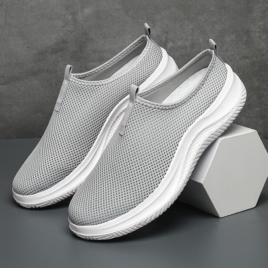 Unisex nan leichter Netzgewebe-Schlupf-Sneaker mit atmungsaktivem Obermaterial, dämpfender EVA-Zwischensohle und rutschfester Profilsohle EB