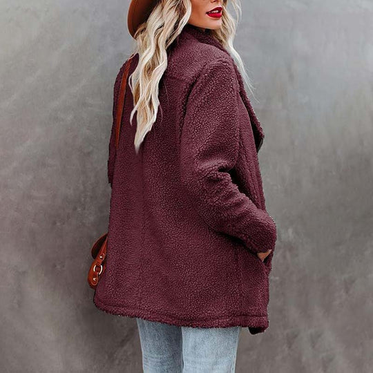 EB | Sherpa Jacke Polyester Weich, Warm