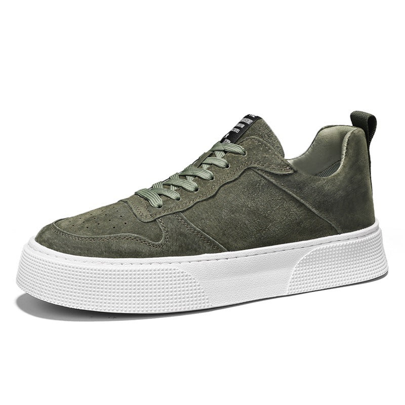 Damen modische Sneakers aus hochwertigem Wildleder mit atmungsaktivem Innenfutter EB