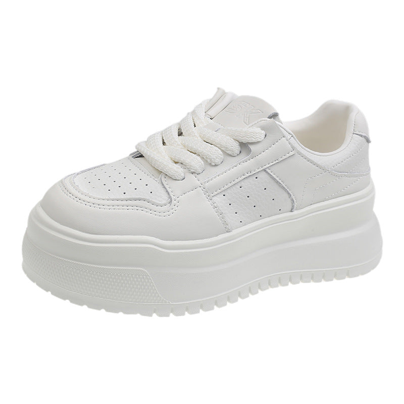 Damen Plateau-Sneaker mit atmungsaktivem Obermaterial und rutschfester Sohle EB
