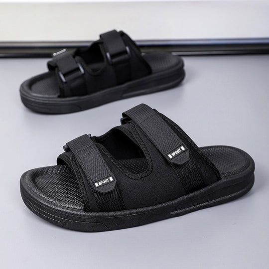 Damen sportliche und atmungsaktive Freizeitsandalen mit verstellbaren Riemen EB
