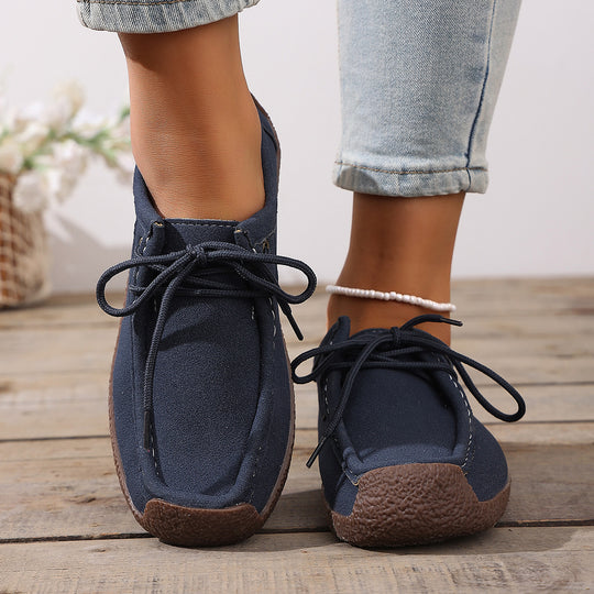 Damen Freizeit-Schuhe im lässigen Slipper-Stil mit bequemer Sohle EB
