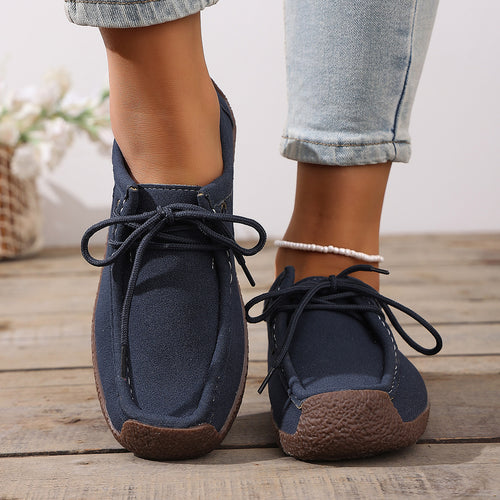 Damen Freizeit-Schuhe im lässigen Slipper-Stil mit bequemer Sohle EB