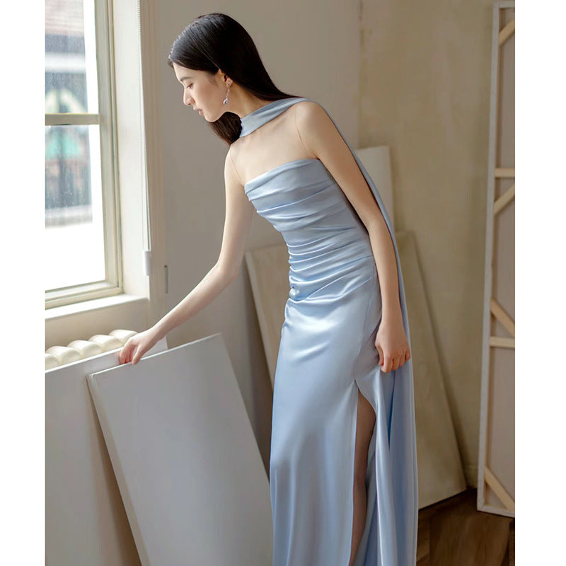 EB | Damen Strapless Maxi Abendkleid figurbetont & elegant