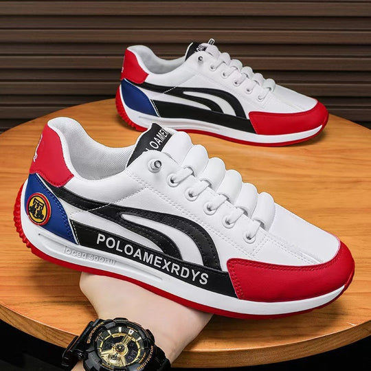 Damen modische und sportliche Sneakers mit verstärkter Sohle EB