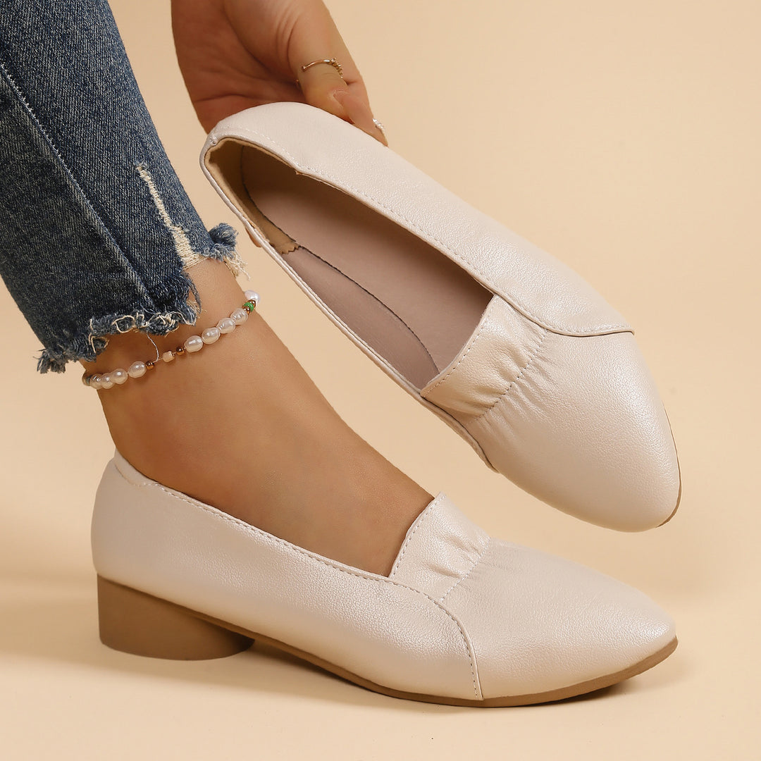 Damen Mokassins mit elegantem Knöchelriemen und weich gepolsterter Innensohle EB