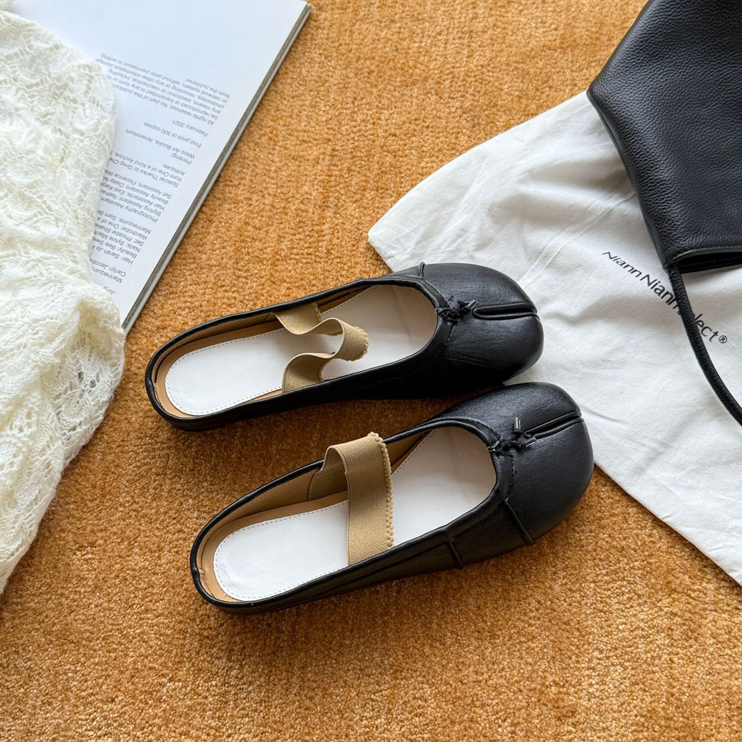 Damen Elegante Mokassins mit modischem Riemendesign aus metallic Leder und bequemer Innensohle EB