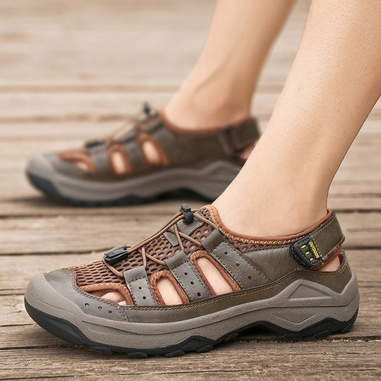 Damen Sportliche Wassersandalen mit rutschfester Sohle und atmungsaktiven Einsätzen EB