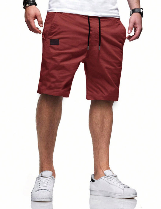 Herren bequeme Sport Shorts mit praktischen Taschen und elastischem Bund EB