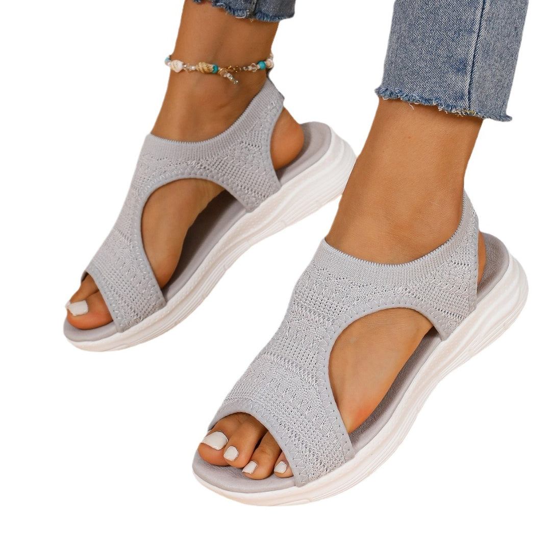 Damen Komfortable Strandsandalen mit atmungsaktivem Obermaterial EB
