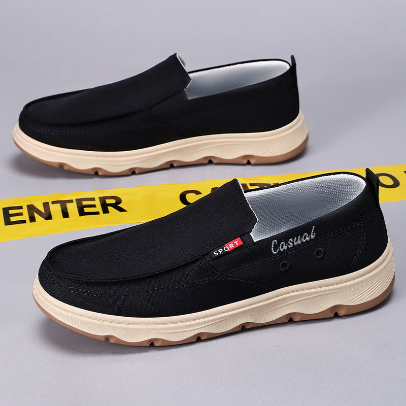 Damen Bequeme Slip-On Freizeitschuhe EB