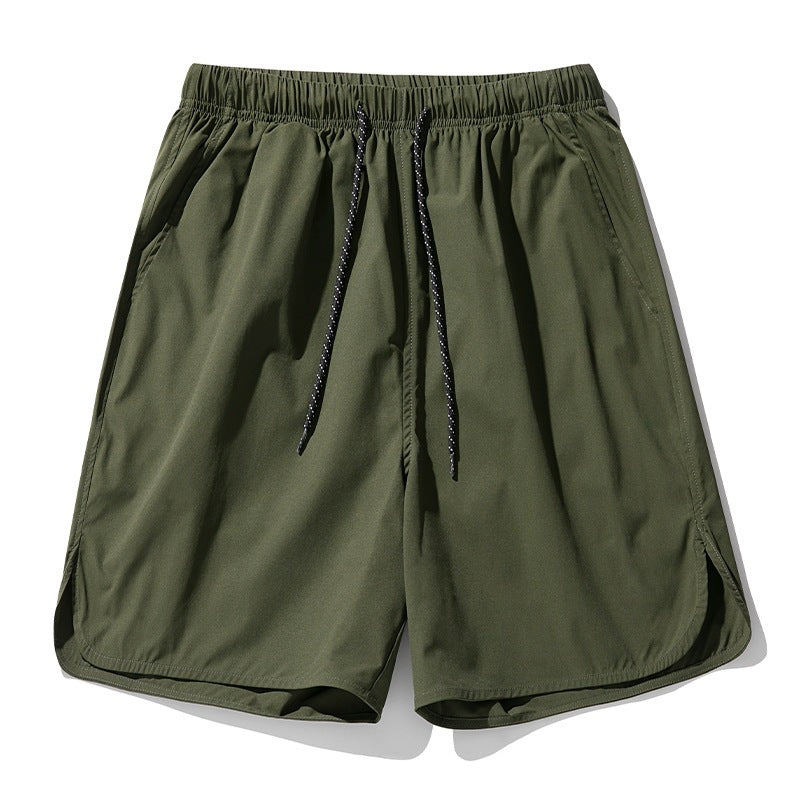 Herren sportliche Shorts mit elastischem Bund und verstellbarem Zugband EB