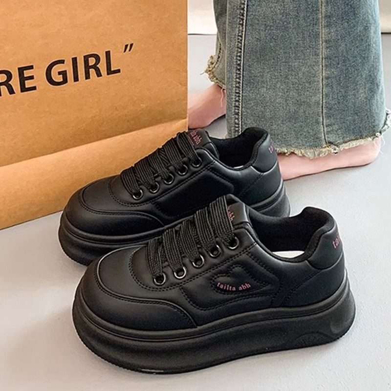 Damen Sportliche Sneaker mit dicker Laufsohle und komfortabler Dämpfung EB