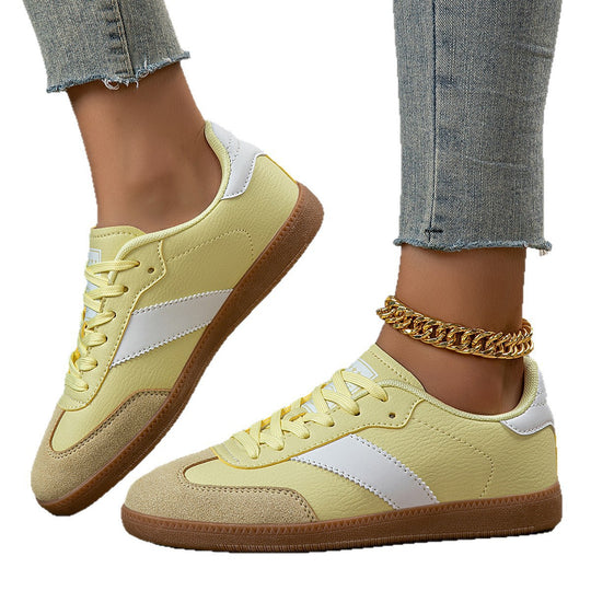 Damen Modische Sneakers mit atmungsaktivem Obermaterial und rutschfester Sohle EB