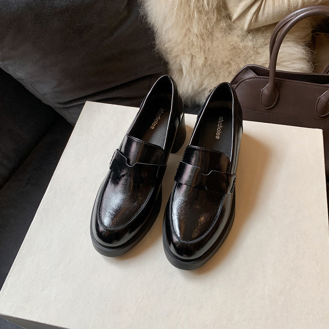 Damen Elegante und bequeme Blockabsatzschuhe EB