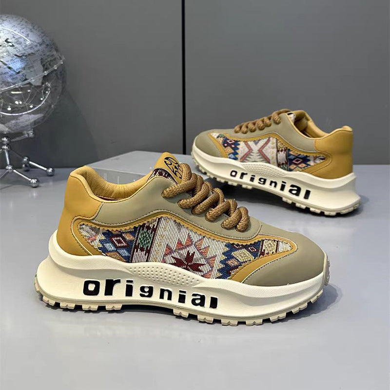 Damen Sportliche Sneakers mit einzigartigem geometrischen Muster EB