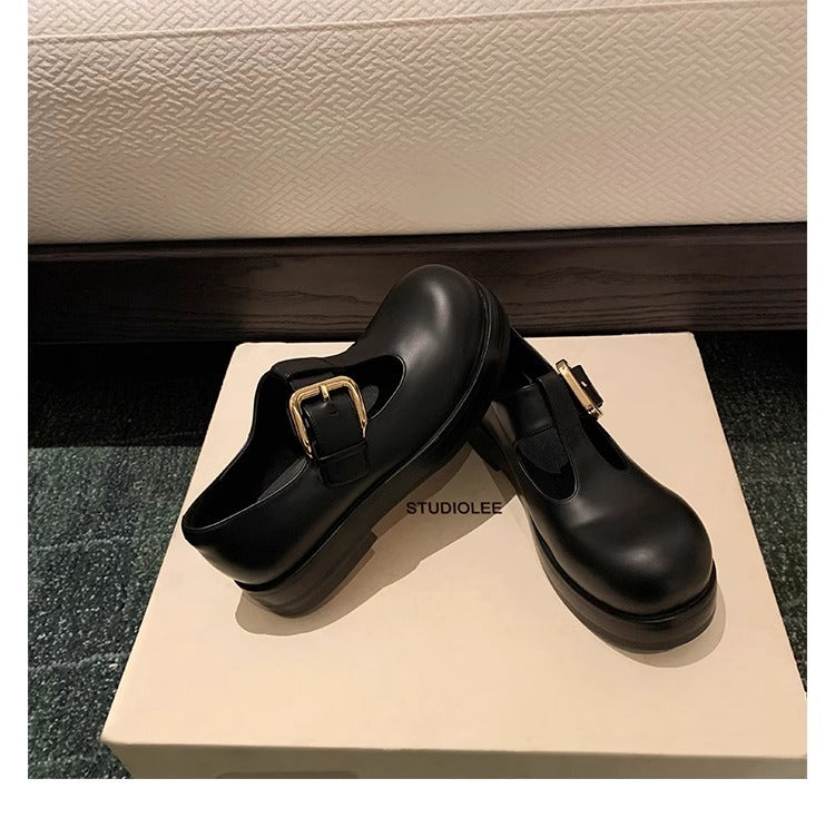 Damen Mokassins mit eleganter Schnallenverzierung und komfortabler Sohle EB