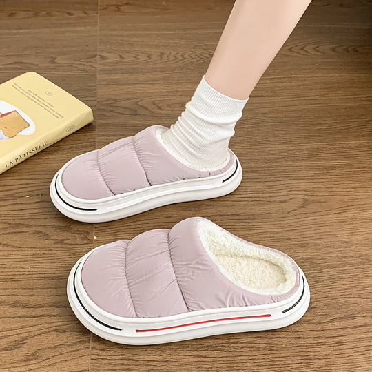 Damen Hausschuh-Sneaker mit kuscheliger Fütterung EB