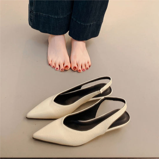 Damen Slingback Pumps mit spitzem Design und gemütlichem Fußbett EB