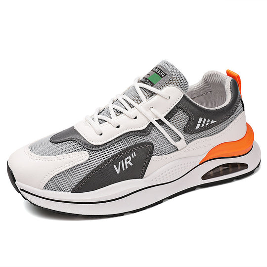 Damen Sportliche Sneakers mit atmungsaktiver Netzstruktur und stoßdämpfendem Sohlenprofil EB