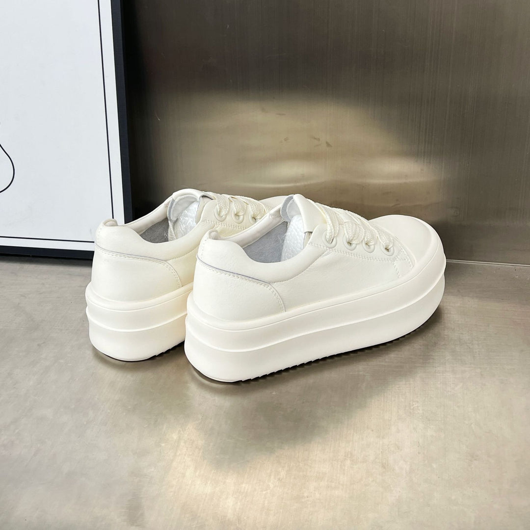 Damen Plattform Sneakers mit modischem Design und atmungsaktiver Obermaterialzusammensetzung EB