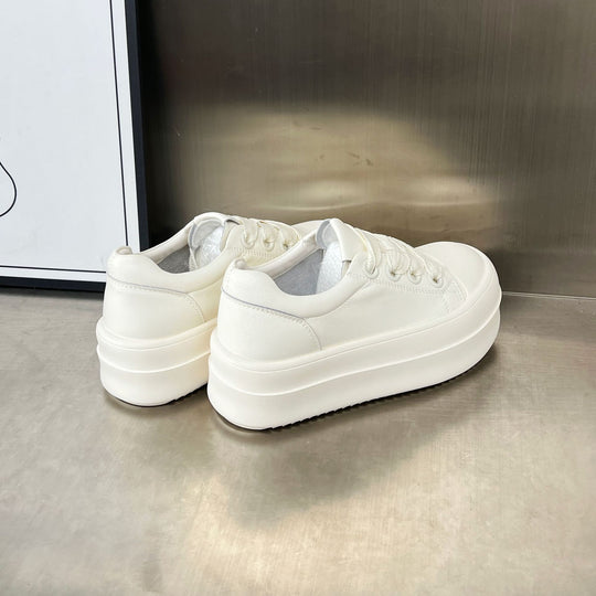 Damen Plattform Sneakers mit modischem Design und atmungsaktiver Obermaterialzusammensetzung EB