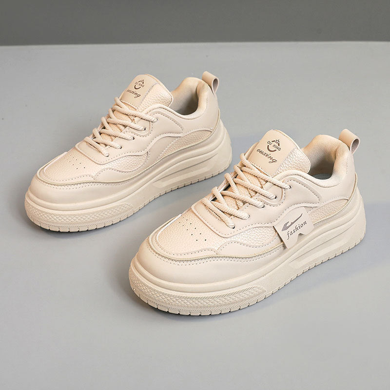 Damen modische chunky Sneakers mit atmungsaktivem Obermaterial und bequemer Dämpfung EB