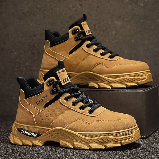 Herren robuste Freizeit-Wanderschuhe mit atmungsaktivem Obermaterial und rutschfester Sohle EB