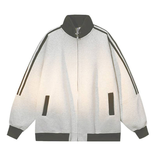 Damen Sportliche Kapuzenjacke mit Reißverschluss und angeschnittenen Ärmeln EB