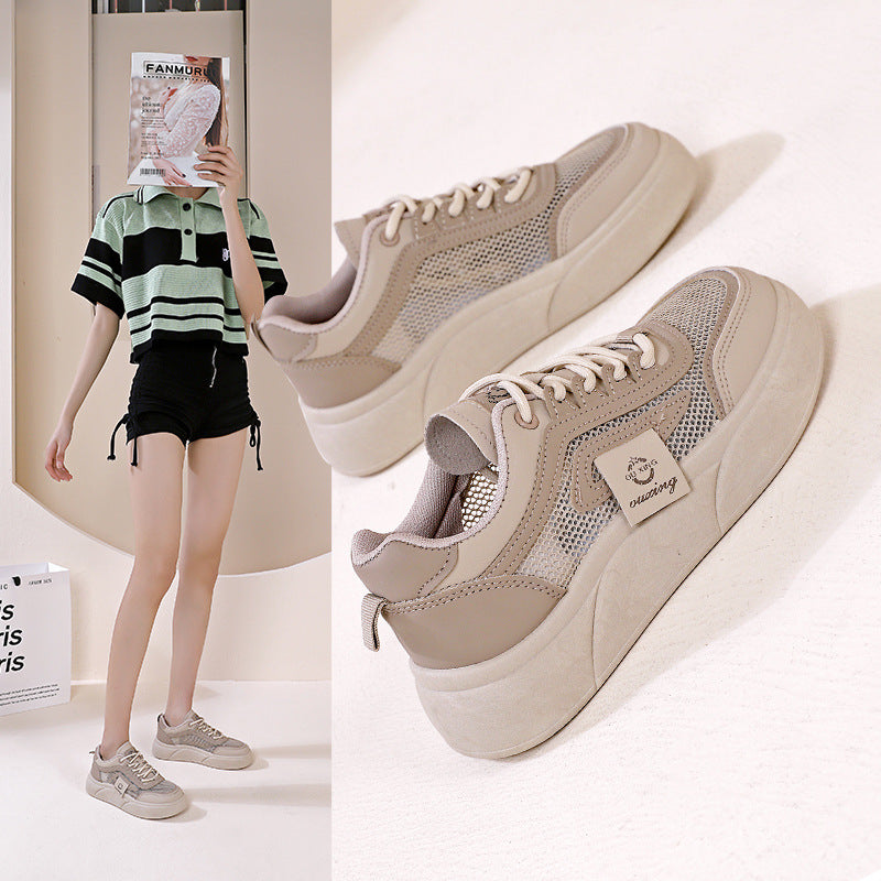 Damen Freizeitsneaker mit atmungsaktivem Netzmaterial und dämpfender Sohle EB