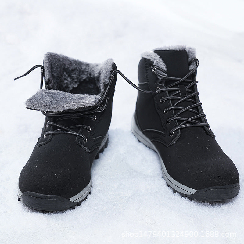 Damen Wärmeisolierte Winterstiefel mit rutschfester Sohle und kuscheligem Innenfutter EB
