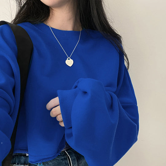 Damen Cropped Sweatshirt EB