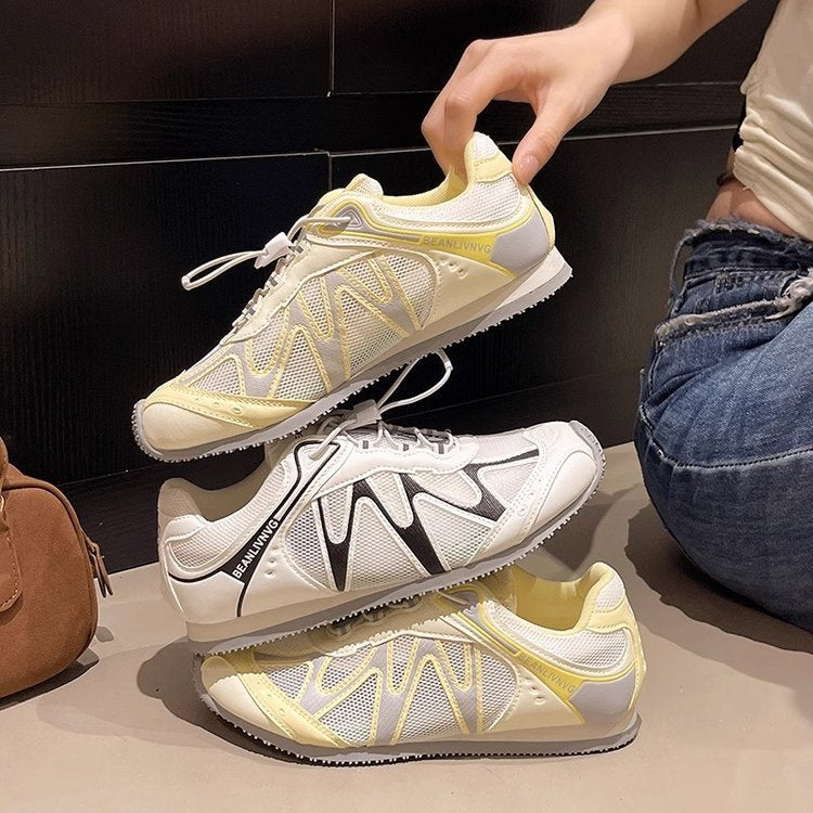 Damen Bequeme Sport-Sneaker mit atmungsaktiver Mesh-Oberfläche und innovativer Dämpfung EB