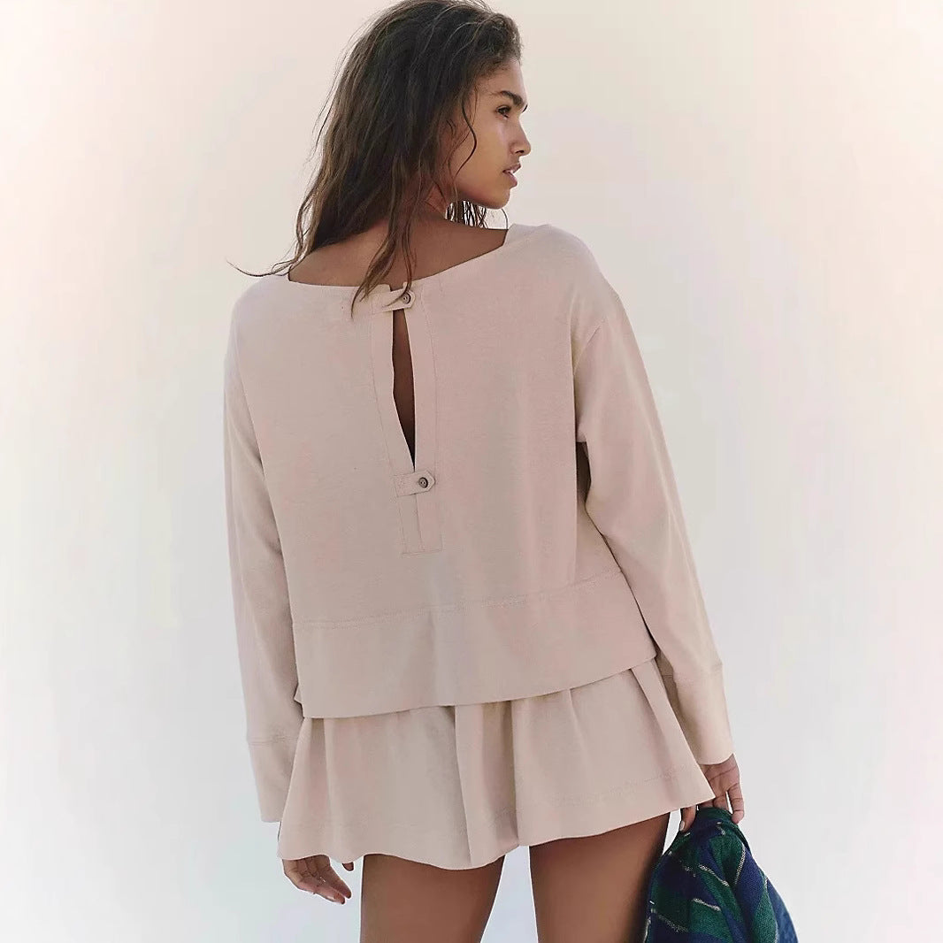 Damen Skaterkleid mit weitem Oberteil und formschöner Rockpartie EB