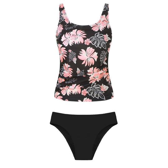 Damen Bikiniset mit floralem Oberteil und klassischem Unterteil EB