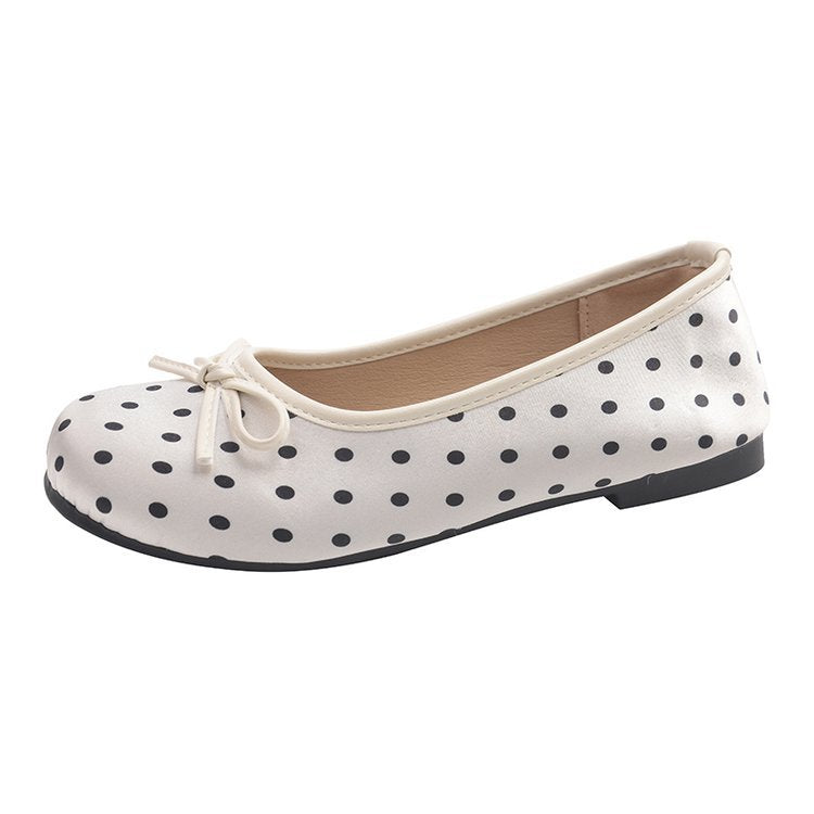 Damen Ballerinas mit verspieltem Punktemuster EB