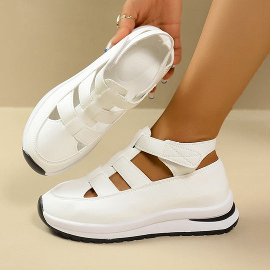 Damen Komfortable Wedge-Schuhe mit verstellbarem Riemendesign EB