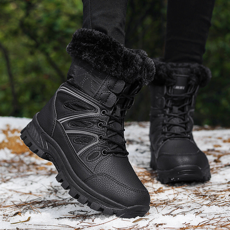 Damen Winterstiefel mit isolierendem Futter und rutschfester Sohle EB 1770349217