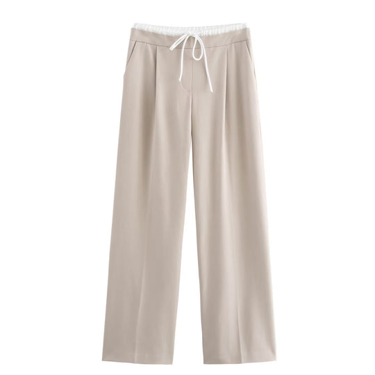 Damen elegante und bequeme Palazzo-Hose EB