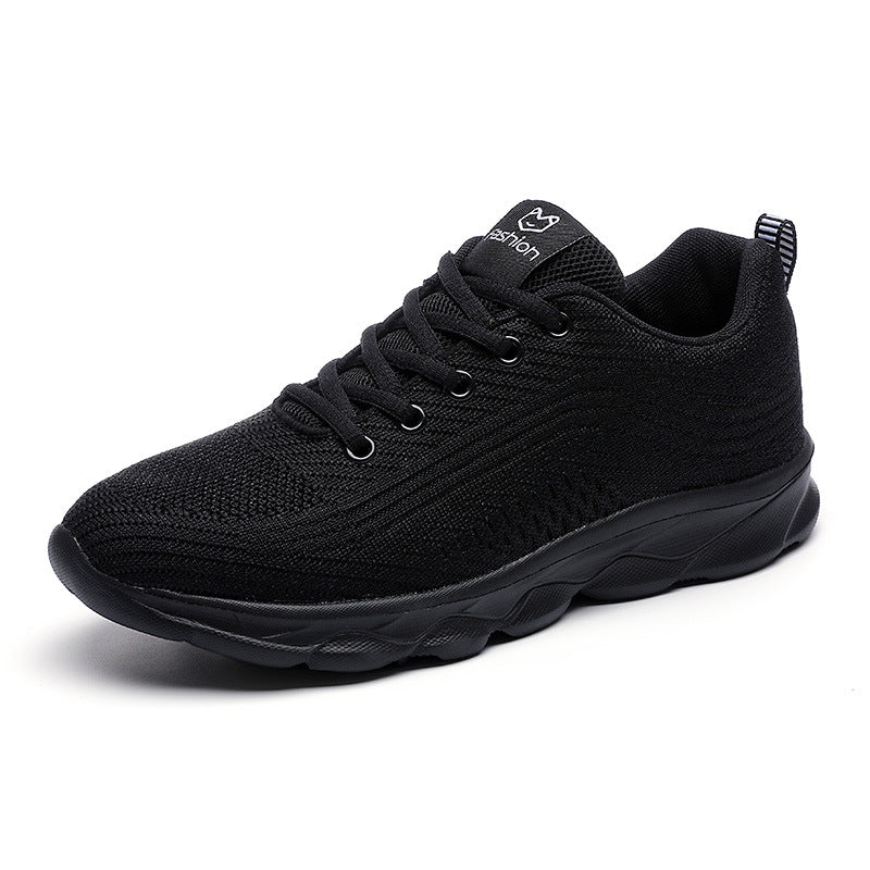 Damen nan ultraleichter Komfort-Gehsneaker für Alltag und Freizeit mit nahtlosem Strickobermaterial, reaktionsfreudiger Luftkissen-Zwischensohle und gepolstertem Fersenkragen EB