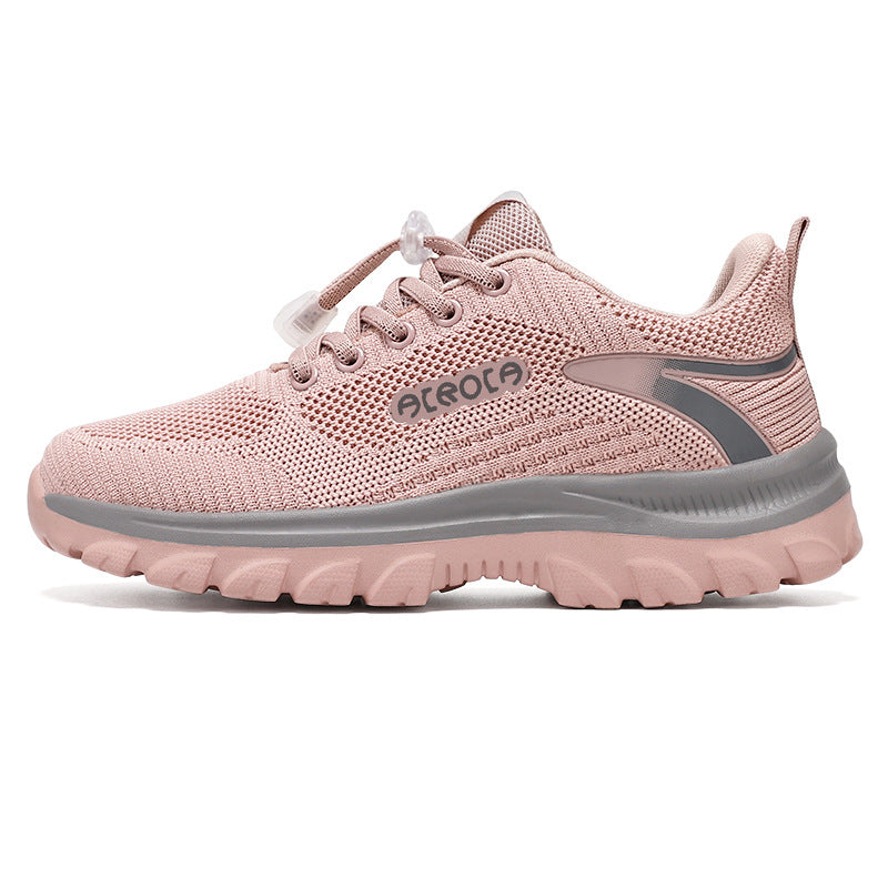 Damen Atmungsaktive Sneaker mit Schnellverschluss EB